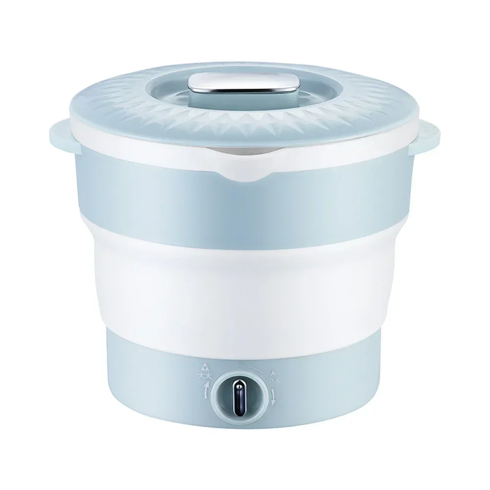 وعاء ساخن كهربائي صغير متعدد الوظائف ، وعاء غليان دوار منزلي ، وعاء ساخن صغير قابل للطي ، جديد