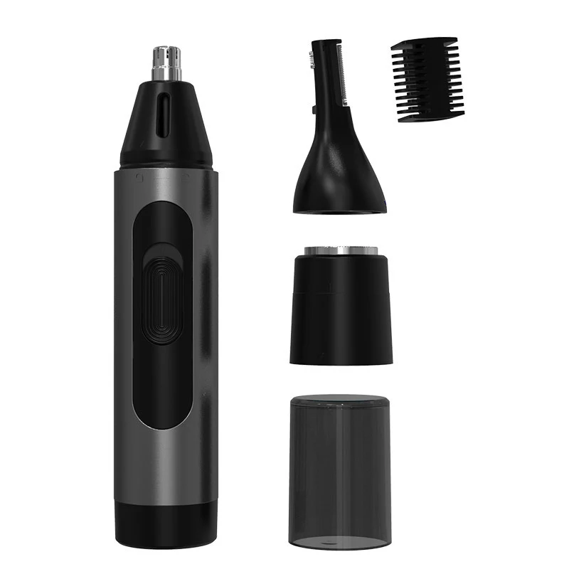 Nose Hair Trimmer for Man 3-in-1 Electric Facial Hair Removal Rechargeable Portble Face Shaver Razor for Nose Ear Eyebrow Chin