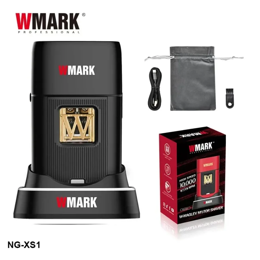 

2025 WMARK NG-XS1 Щипцы для волос Профессиональная электробритва Векторный двигатель Металлический корпус, высокая скорость 10000 об/мин