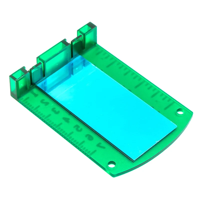 Lase Target Card Plate 10x7cm For Green Red Lase Level For Line Lasers Reflective Magnetic Plate Laser Target Measurement Tool