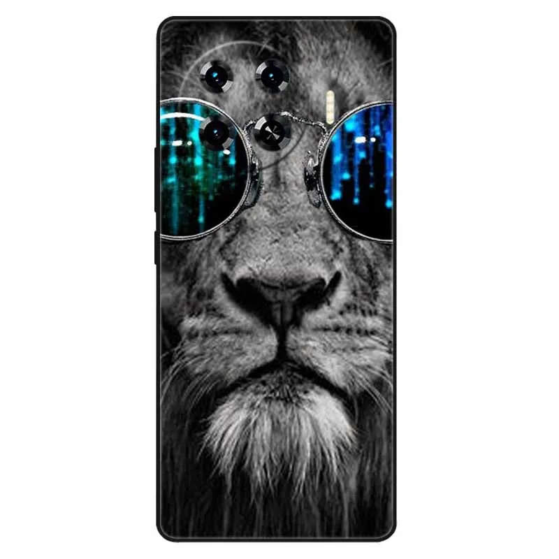 Soft Lovely Cases For Tecno Spark 20 Pro Plus Case Silicone Wolf Tower Cat Phone Covers For Tecno Spark 20 Pro+ Cover KJ7 TPU