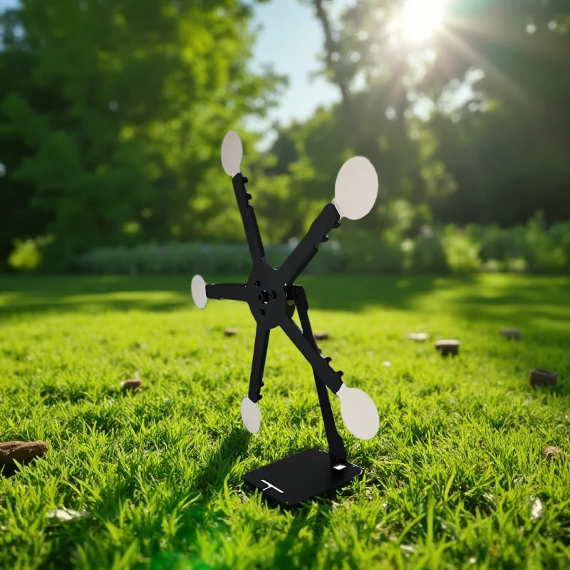 five-leaf-magnetic-gyroscopic-target-with-five-arms-and-flip-function-the-plastic-and-bbs-shooting-practice
