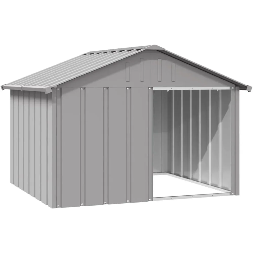 

Dog House - Durable Galvanized Steel Construction - Weatherproof Dog Kennel - Easy Access with Spacious Entrance - Ideal Outdoo