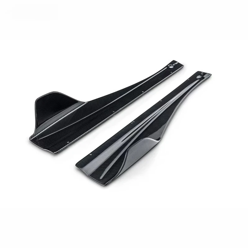 V Style Prepreg Dry Carbon Fiber Side Skirts Auto Parts Body Kit Exterior Accessories for McLaren 720S