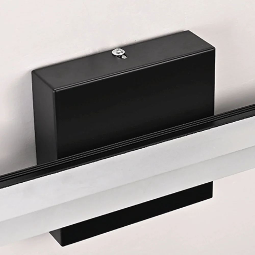 Easy Installation 15.75 Inch LED Vanity Light AC85-265V 8W Vanity Light Black Wall Mounted Over Mirror Vanity Light Hotel