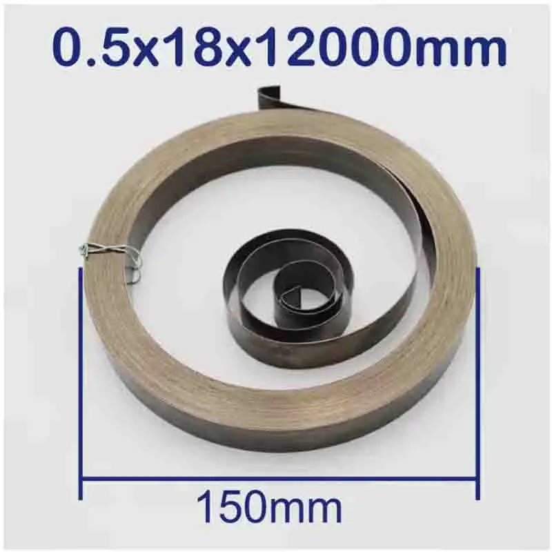 Custom Steel Constant Force Spring For Seat Belt,0.25mm Thickness *8mm Width*3000mm Length