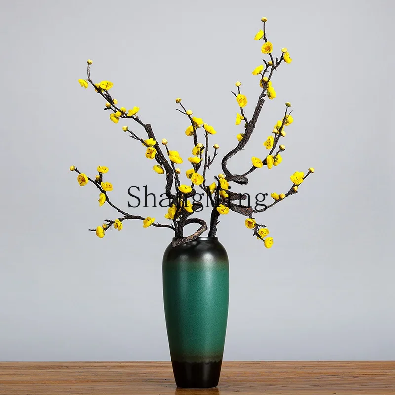

CLL Long Branch Simulation Flower Plum Blossom Aogu Plum Chinese Art Modeling Lamei Wedding Hotel Homestay Landscaping