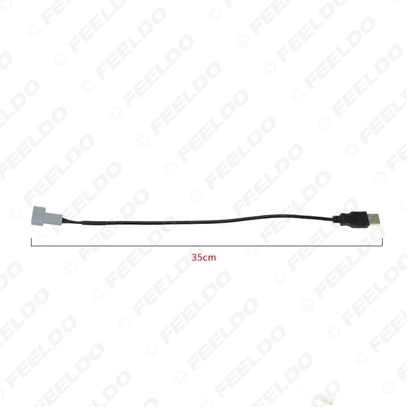Car Audio Radio 2.0 USB to 4Pin Socket Cable for Kia KX5 Sorento Sonata Extension Connector Adapter