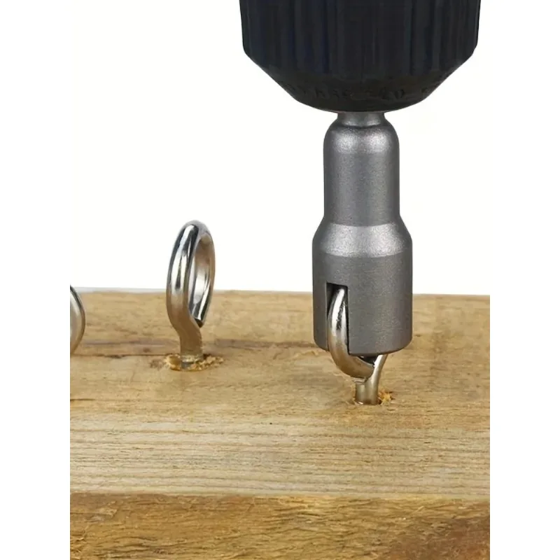 مفتاح ربط صامولة مشقوق 65 مم - أداة مقبض سداسي لمفك البراغي الكهربائي مع تصميم ثقب الفراشة، محول عالمي