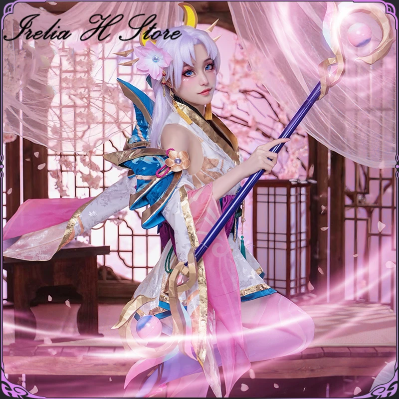 

Irelia H Lux LOL Spirit Blossom Lux Cosplay Costume for women game halloween party dress role cosplays