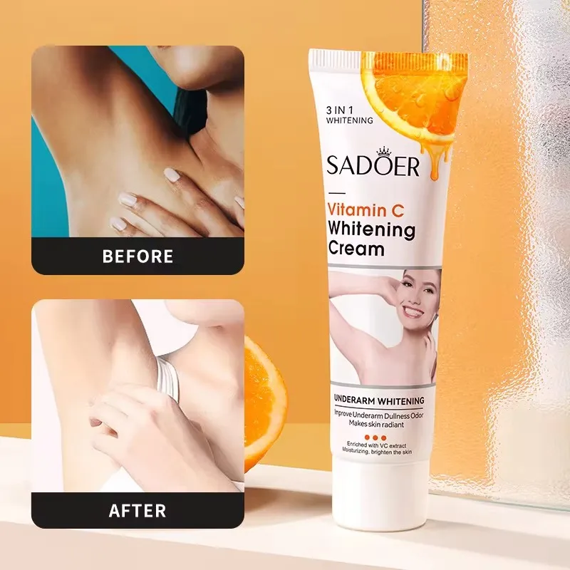 

Vitamin C Whitening Body Cream Brightening Underarm Skin Cream Elbows Knee Moisturizing Whitening Body Cream.