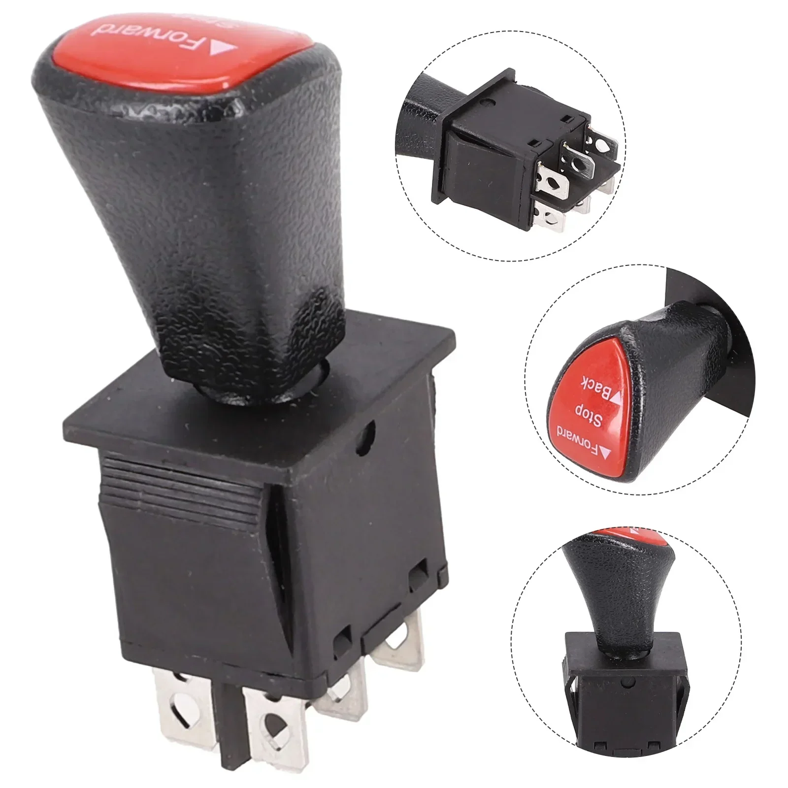 

Forward-Stop-Back DPDT 6Pin Latching Slide Rocker Switch KCD4-604-6P 125V 250V Remote Control Car Handle Boat Switch