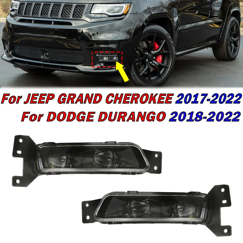 

Car Accessories For JEEP GRAND CHEROKEE 2017-2022 For DODGE DURANGO 2018-2022 LED Fog Light Siganl Lamp 68275510AC 68275511AC