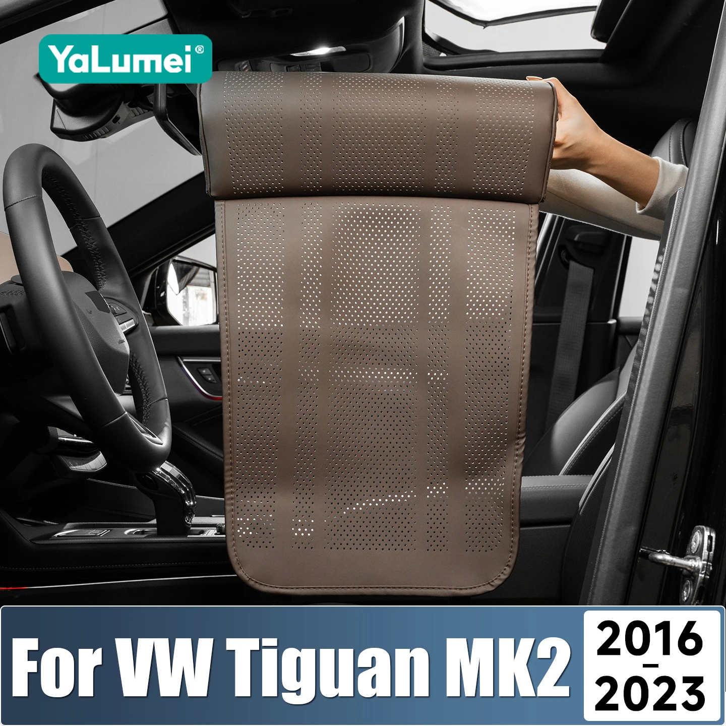 For Volkswagen VW Tiguan MK2 R-Line 2016 2017 2018 2019 2020 2021 2022 2023 Car Seat Leg Support Extension Cushion Mat Pad