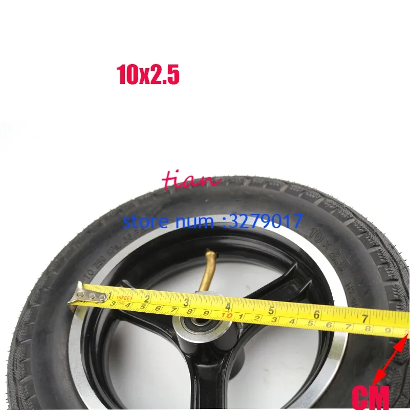 10x2.125 10*2.5 tire wheel hub 10x2.50 SPEEDWAY electric scooter Inner tube outer tube Explosion-proof tires Baby Stroller