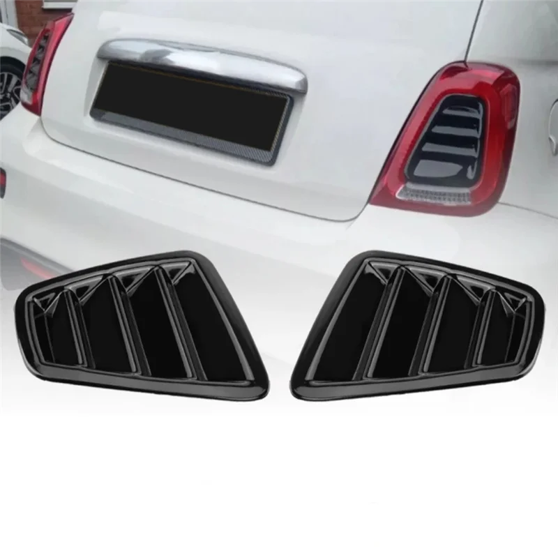 Rear Tail Light Trim Rear Vent Trim Rear Tail Light Panel For Fiat 500 Abarth 595 695 Rear Tail Light Cover Vent Trim Panel