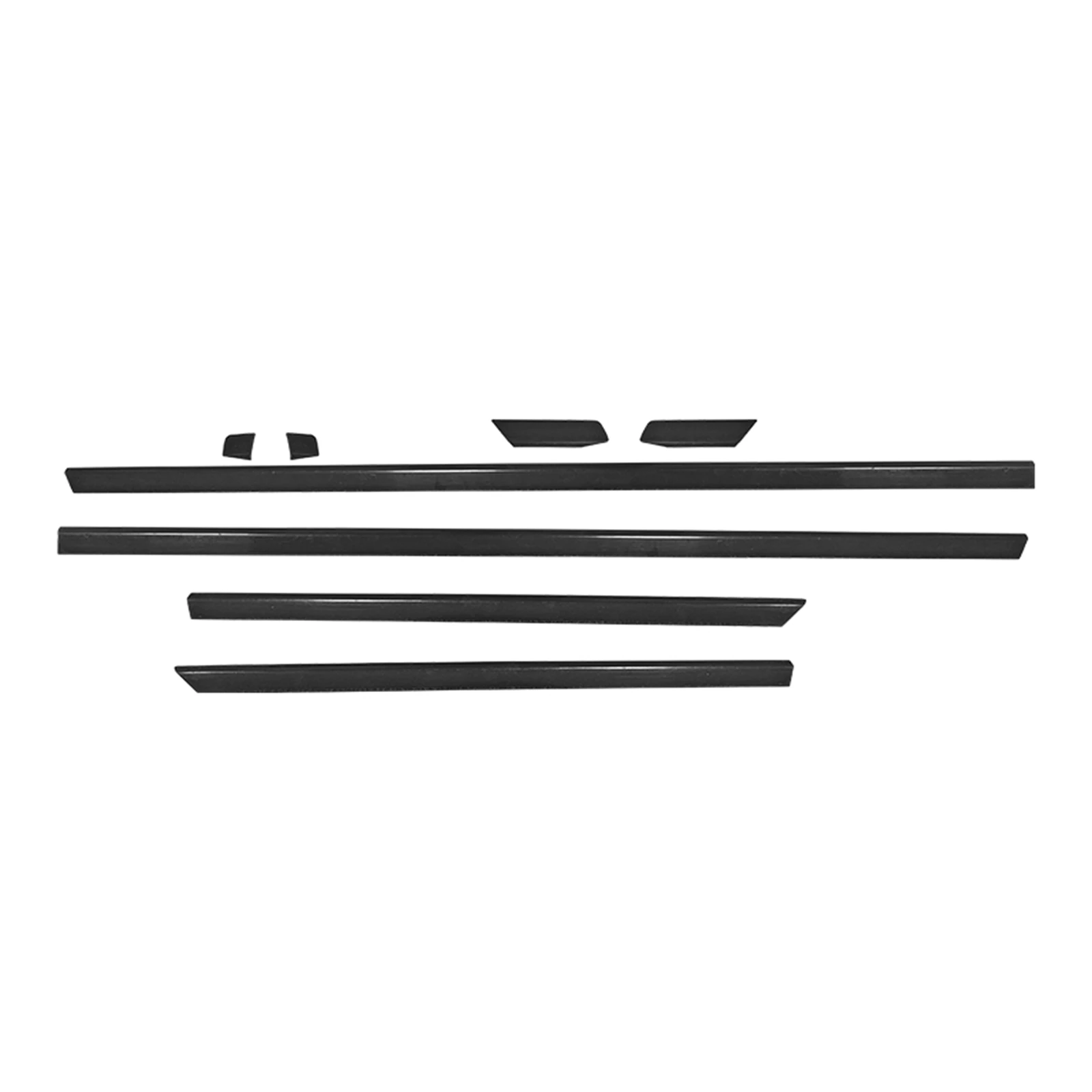 Side Door Panel Protector Trim Molding Gloss Black Exterior Lower Decoration Cover Strip For Volkswagen VW Arteon CC 2019-2024 view 4