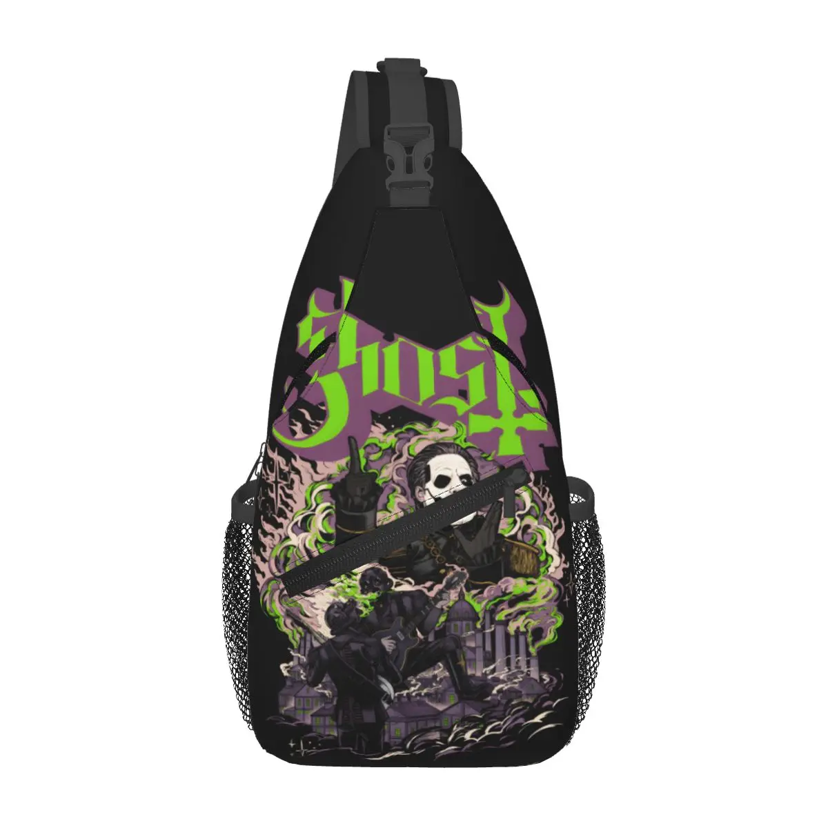 

Пользовательские G-Ghosts Rocks Металлическая музыкальная сумка через плечо нагрудный рюкзак Велосипедные сумки на плечо нагрудная сумка Сумка на ремне Рюкзак на плечо в стиле панк