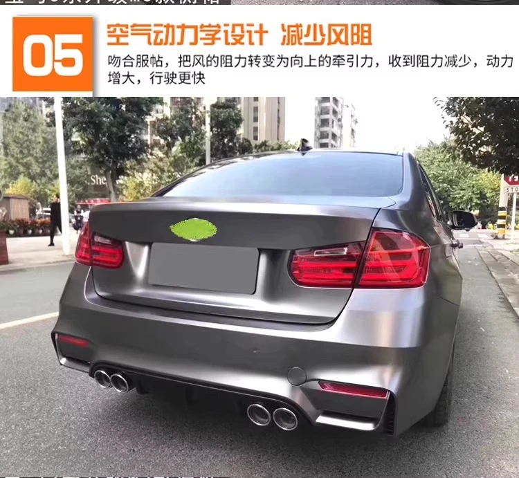 Car Modification M3 Large Surround Front Bars Rear Bars Middle Mesh Fender Kit