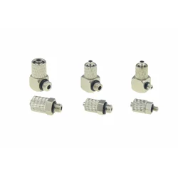 Mini Pneumatische Pijp Quick Connector M3 M5 M6 Draad 3Mm 4Mm 6Mm Slang Snelle Verbinding Koppeling air Cilinder Gezamenlijke Koppeling