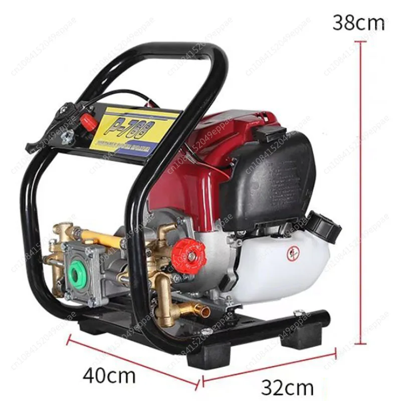 

140F Four-stroke High Pressure Sprayer with Rolling Tube Integrated Garden Fruit Tree Disinfection Flushing Pump NEW