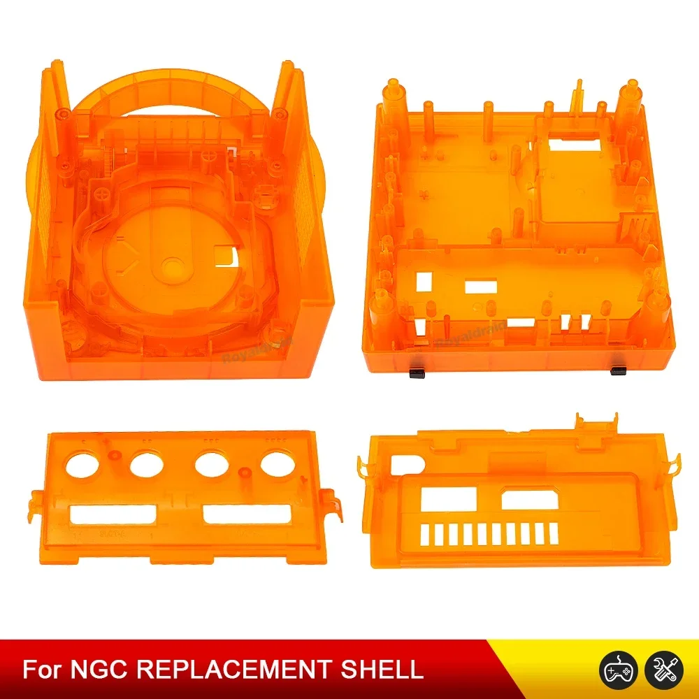 NEUE 6 CLORS Für Gamecube NGC Ersatz Shell Transparent Fall für Gamecube NGC GC Spielkonsole DOL-101/DOL-001 Dropshipping – Detail 20