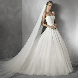 Elegant bridal veil with comb, cathedral veils, wedding accessories, white, ivory, simple, 1 layer, 2 layers, 3 layers 8 Main Sales Veil Bridal - №5