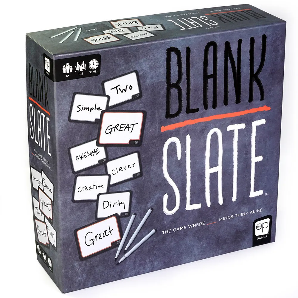 

English Version Blank Slate Blank Board Family Parent-Child Game Card Spell Sentence Board Game Card