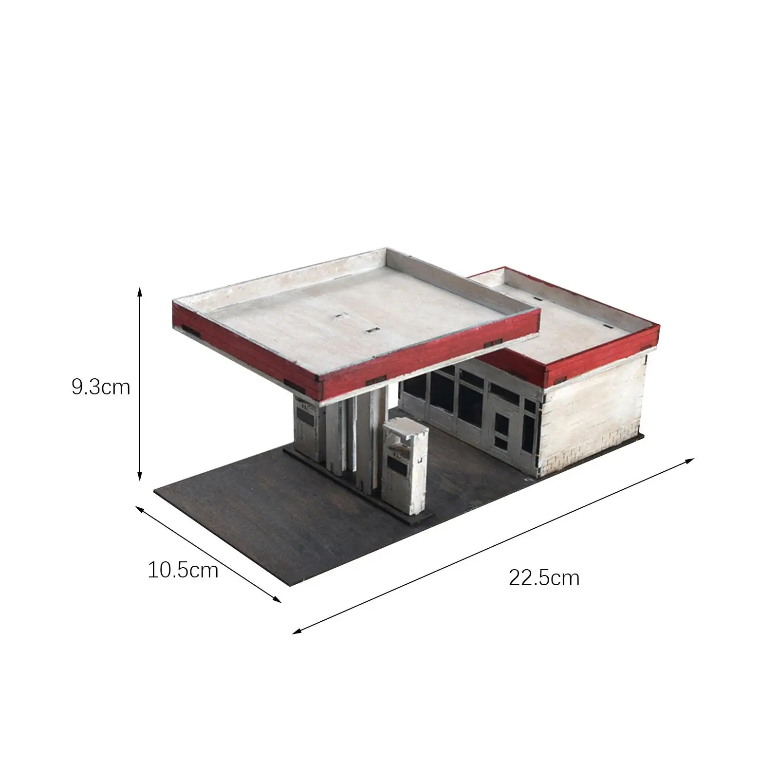 Zestawy modeli budynków architektury w skali 1:72 w skali 1:64 do układu mikro element dekoracji krajobrazu