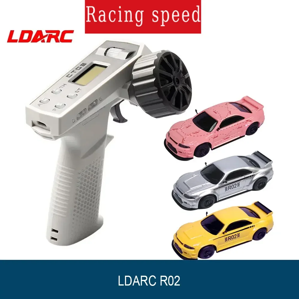 

LDARC R02 1:64 Scale Mini RC Car RTR/BNR, Tabletop Remote Control Sports Car for Desktop Racing, Toy Gift for Adults & Kids