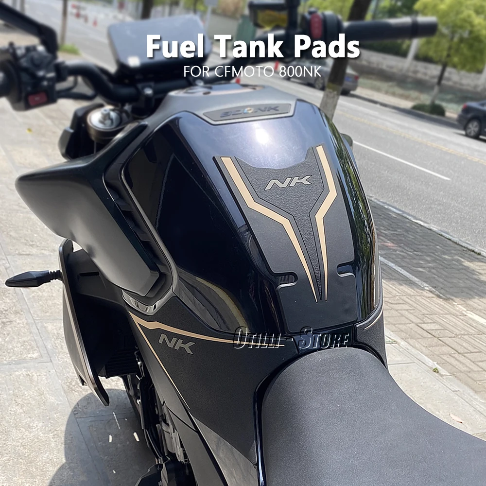 Motorcycle Accessories Side&Middle Fuel Tank Pads Protector Stickers Knee Grip Traction Pad Logo For CFMOTO 800NK 800nk 800 NK