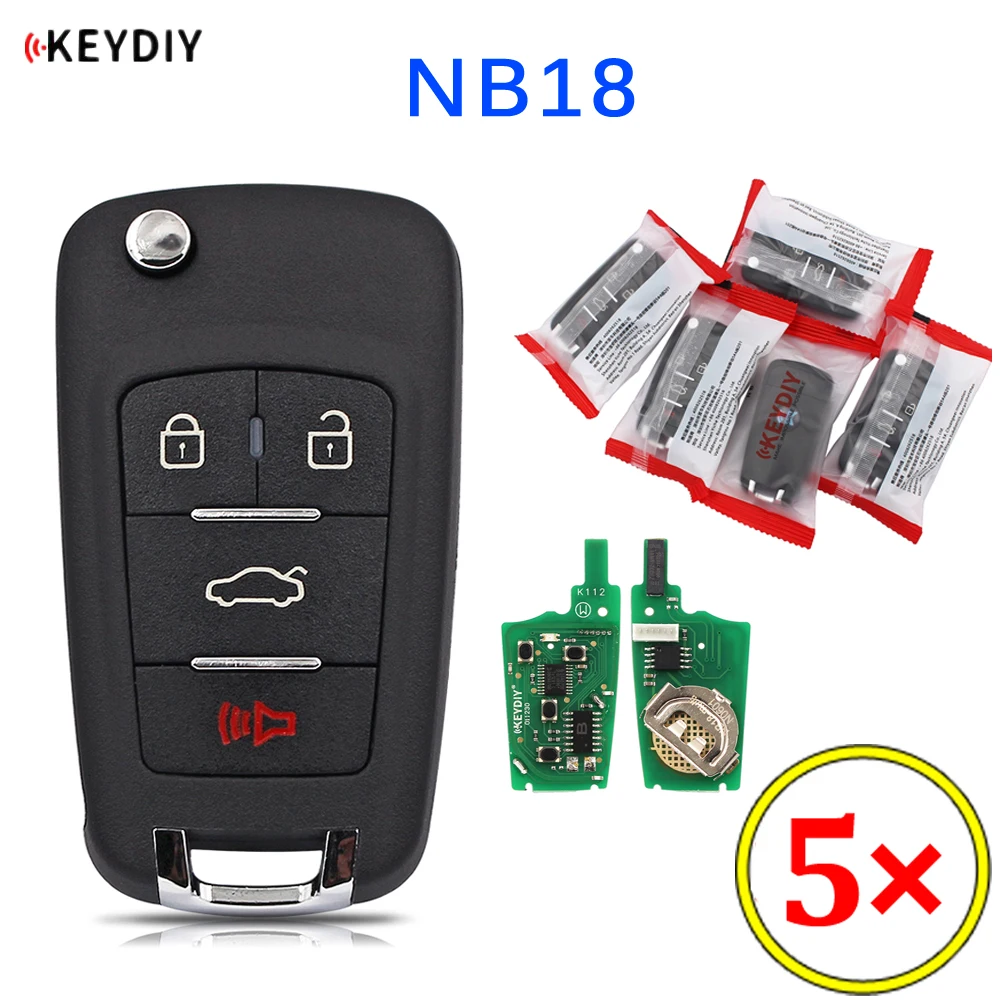 5pcs/lot KEYDIY 3 Button Multi-functional Remote Control NB18 NB Series Universal for KD900 URG200 KD-X2 all functions in one