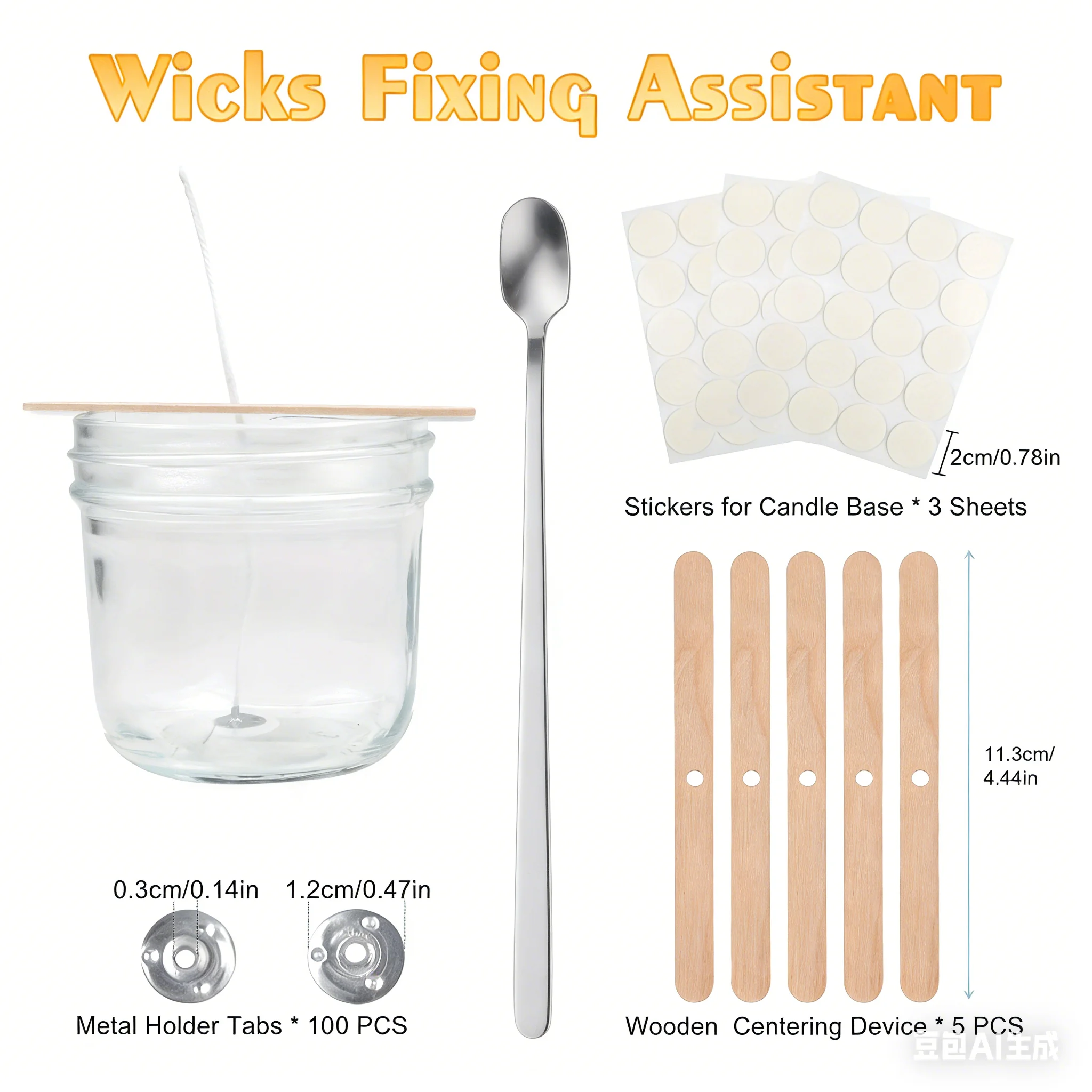 Kit Premium para Fabricação de - Wood Wick Tab Set avaliação e preço