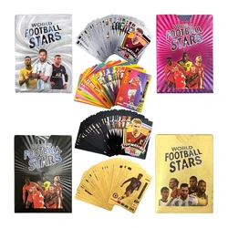 Cartes de football Star Series Signature, édition limitée, carte de joueur de football à collectionner, paquet cadeau pour fan, or, noir, argent, coloré, 2024