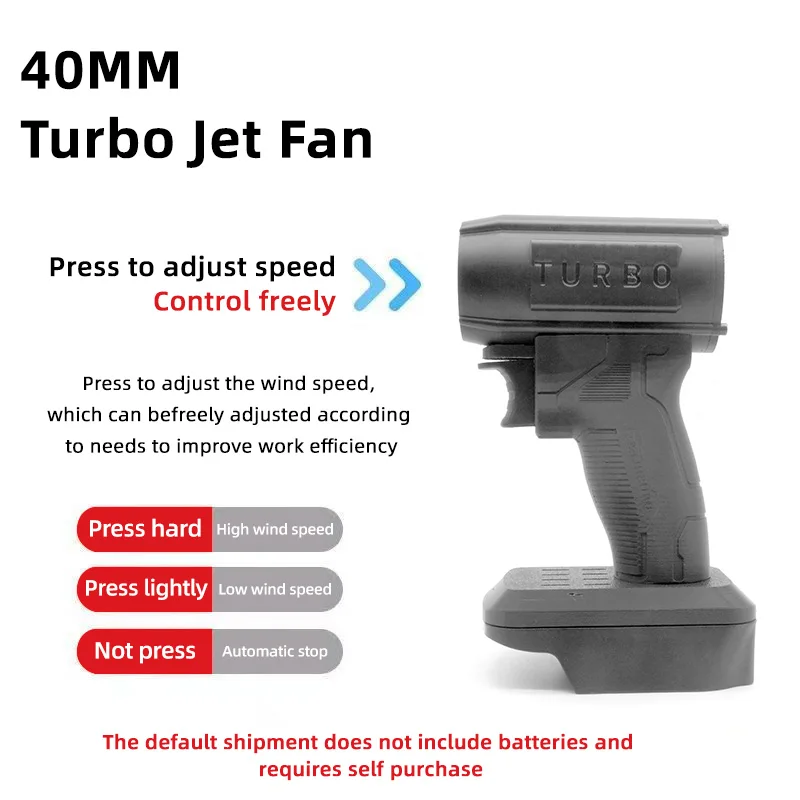 130000 Portable Fan Air Blower Rotary Air Gun Turbo Jet Fan Electric Powerful Blowers Car Wash Dryer Handheld Violent Turbofan