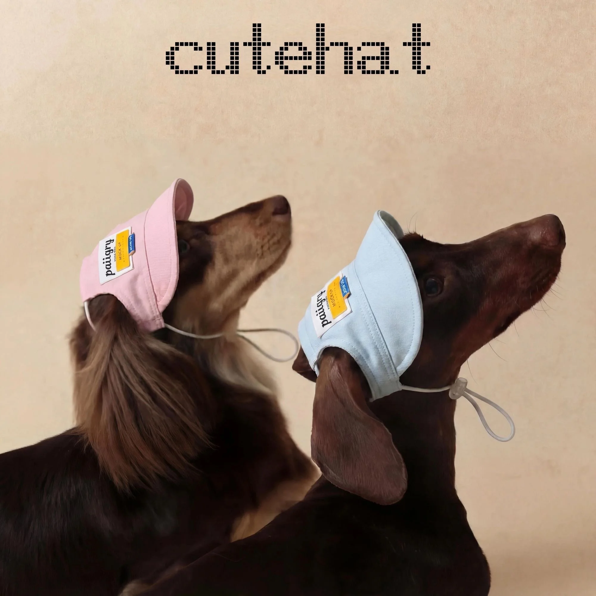 Sombrero verano protección solar perro salchicha ajustable velcro - imagen 2