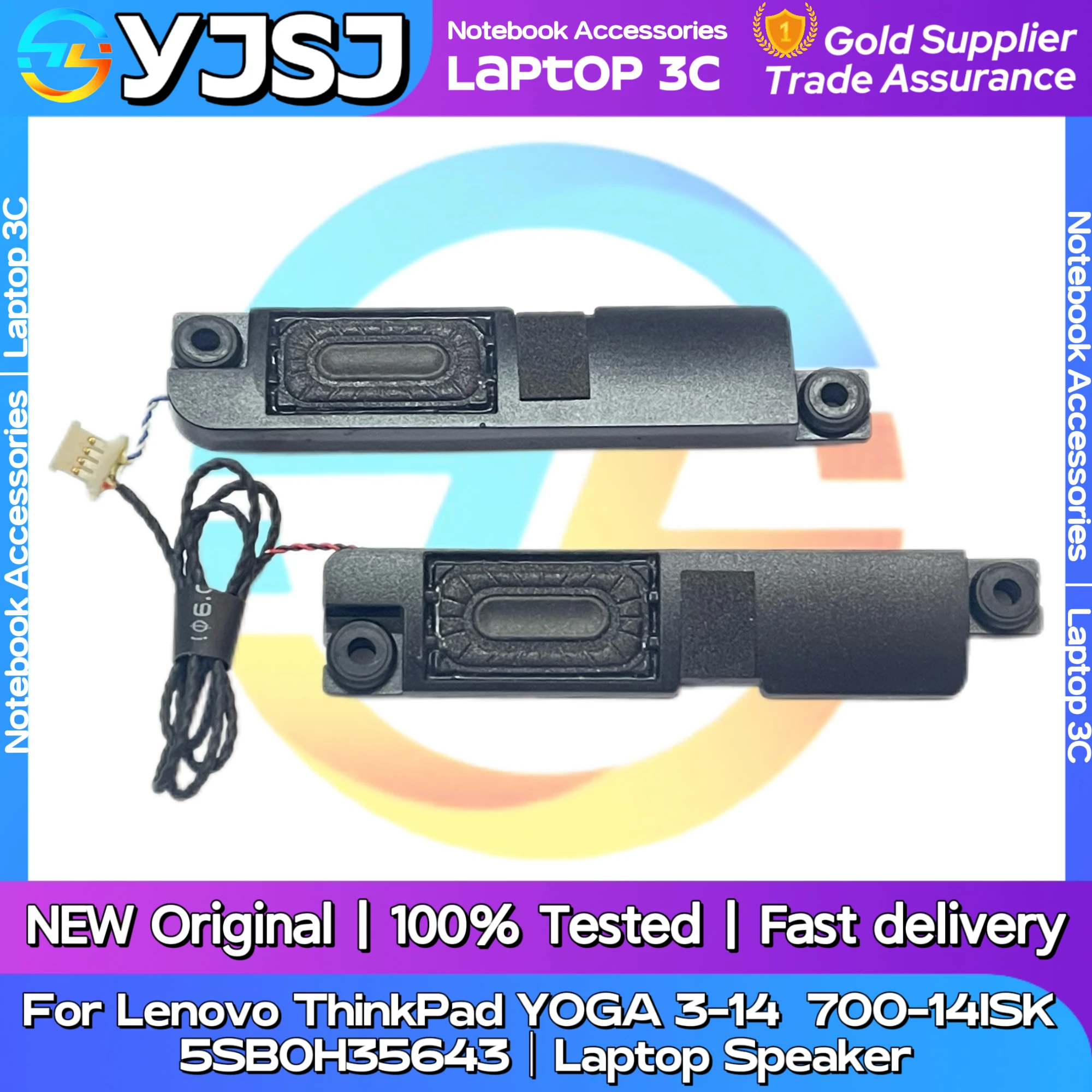 

New GENUINE Original Laptop Speaker For Lenovo YOGA 3 14 YOGA 700-14ISK built-in speaker horn audio 5SB0H35643