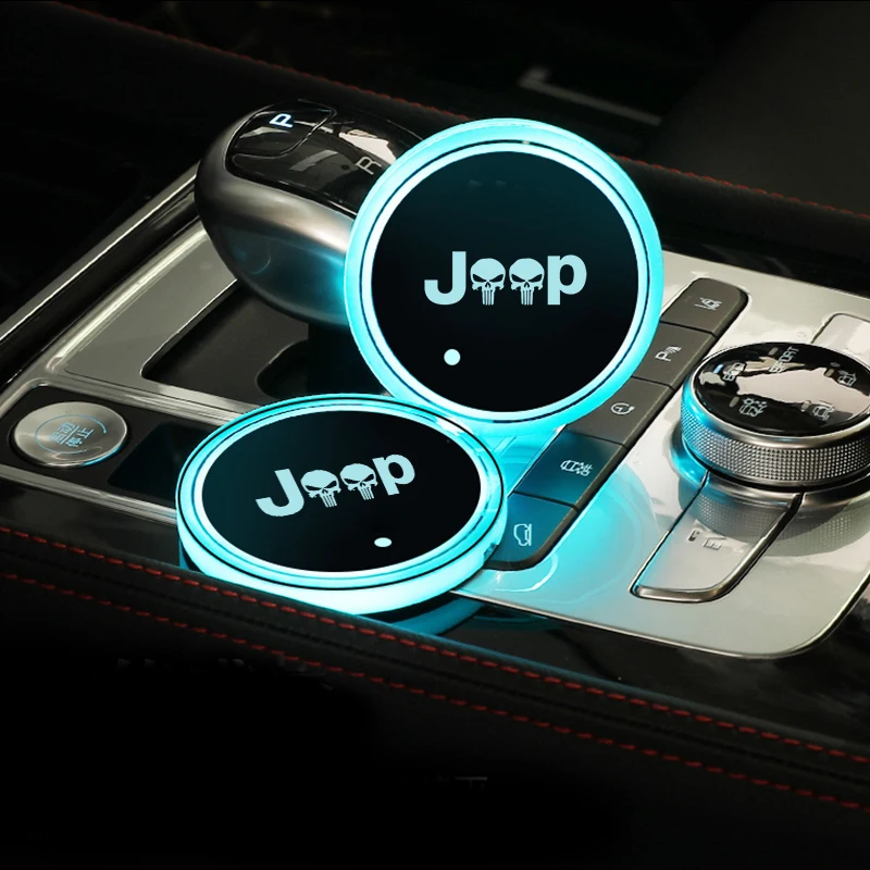 Seven colors car sticker interior decorative ambient light LED in the car For jeep  Auto Accessories