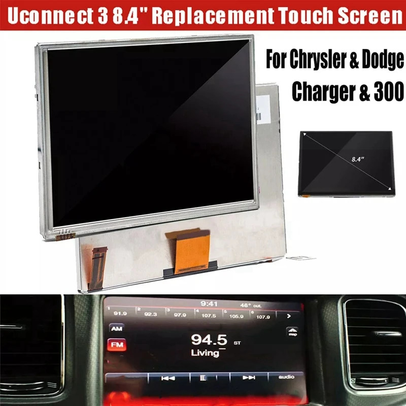 

NEW 8.4Inch LCD Display With Touch Screen For Chrysler Dodge Ghibli RB5 RE2 Radio