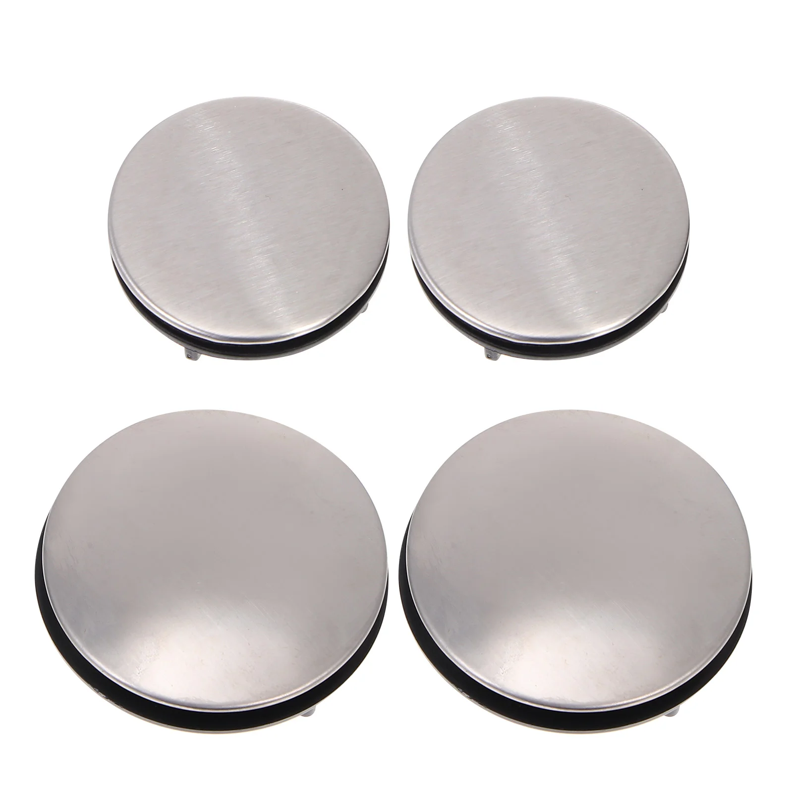 

4 Pcs Strainer Sink Hole Cover Stainless Steel Tap Kitchen Lid Filter Accessory