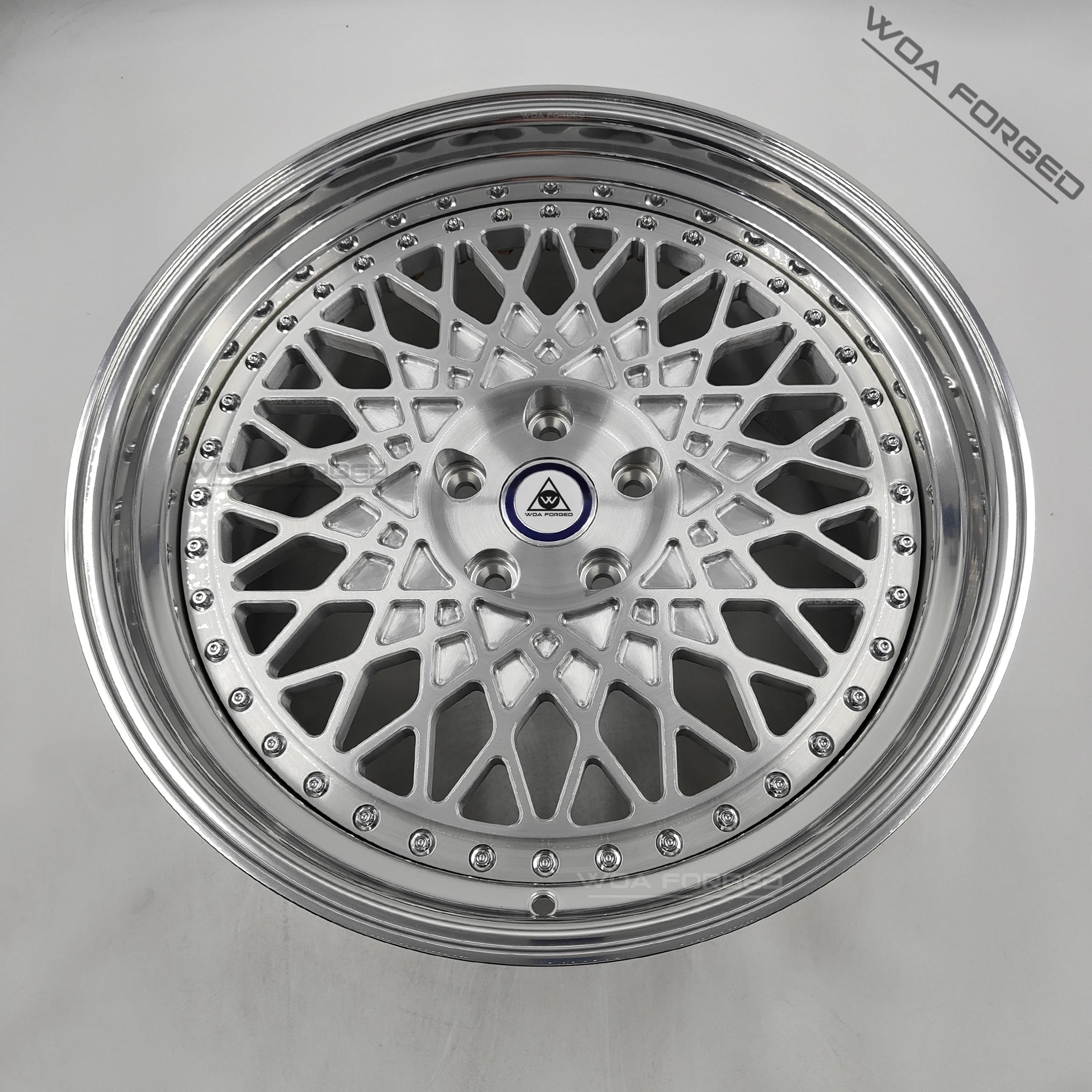 High Quality Retro Mesh Forged Wheels 19 20 21 22 Inch 2-Piece Deep Dish Rims for Nissan 240SX Toyota Supra Honda Civic EG BMW