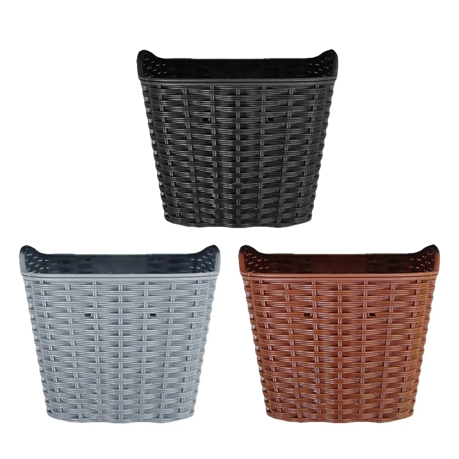 Bicycle Handlebar Basket Handlebar Basket Retro Style Portable Sundries