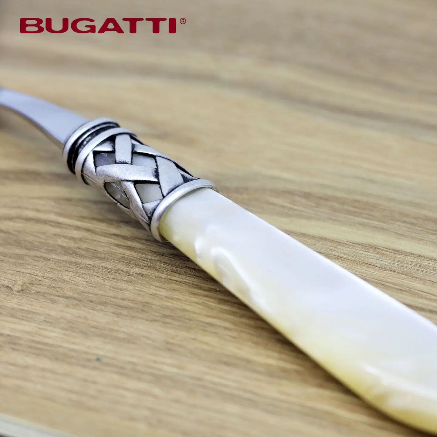 BUGATTI Single Piece 18/10 Stainless Steel Cutlery Set Luxury Flatware Tableware Set Dinner Spoon Elegant Dinnerware Premium Sil