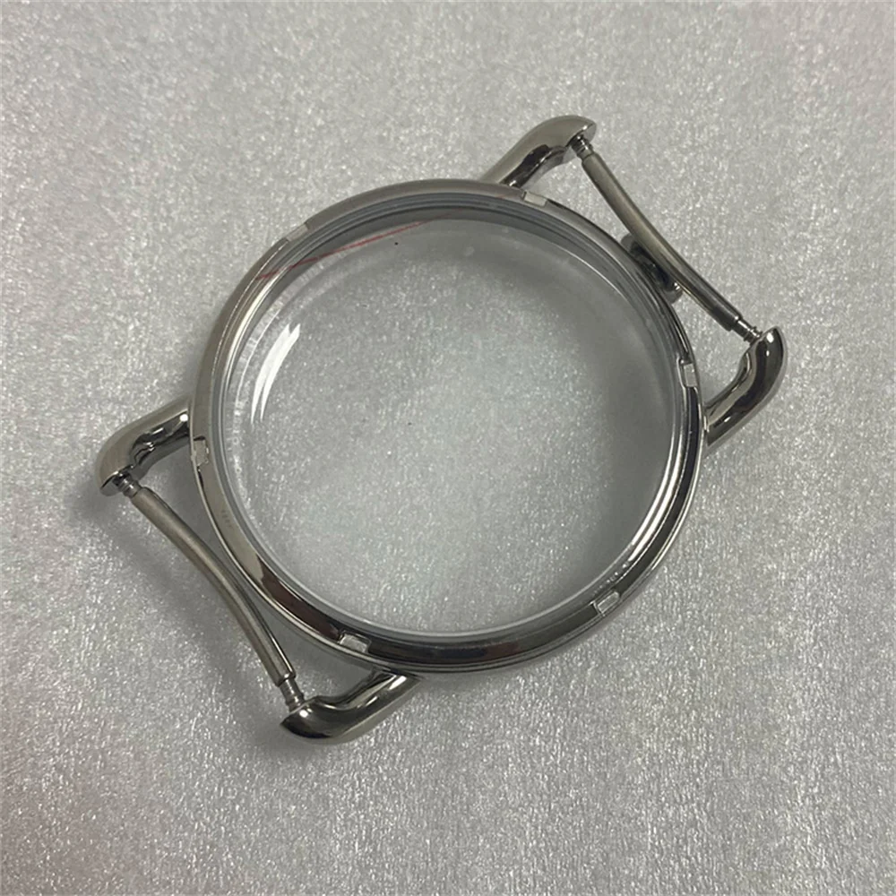 41mm Watch Case Mineral Glass 12 O'Clock Handle for NH70 Movement Case Repair Parts Watch Accessories