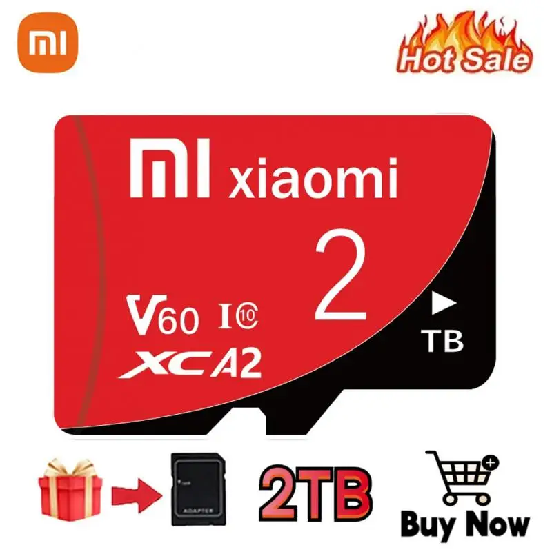 Xiaomi 2TB SD Memory Card 1TB 512GB 256GB A2 U3 Micro TF SD Card 128GB 64GB High Speed Flash Sd Card For Nintendo Switch Games