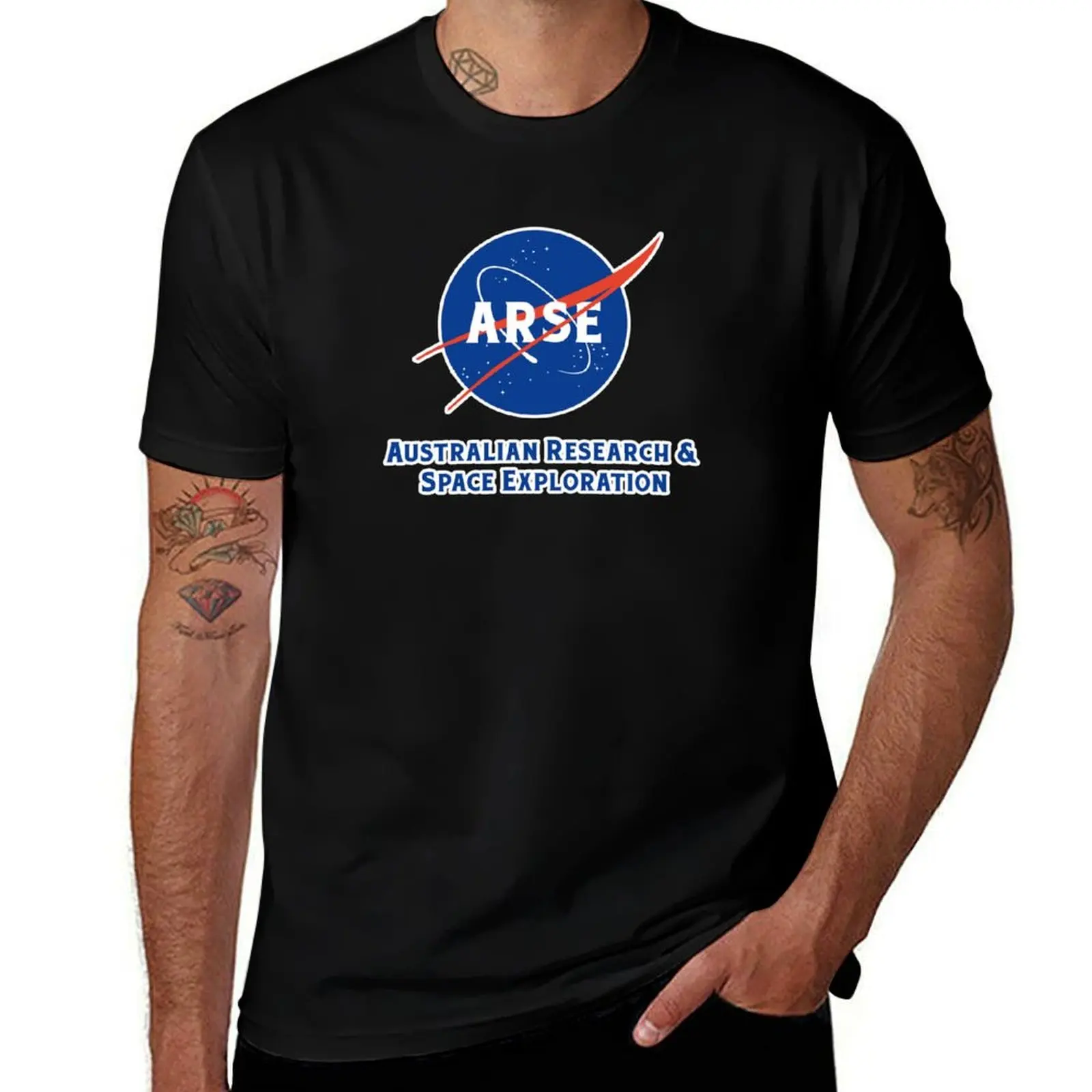 Australian Research &Space Exploration T-Shirt Casual Daily Wear Short Sleeve Top T-Shirt