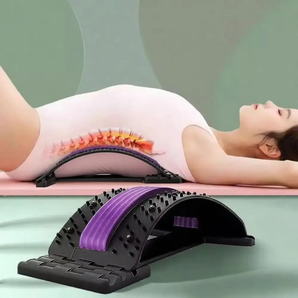 Professional Lumbar Stretcher Spine Alignment Massager For Home Yoga Fitness Back Relaxing Vertebra Support Equipment