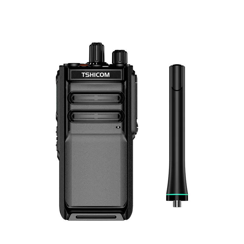 TSHICOM long distance rechargeable uhf vhf encrypted waterproof handheld radio wireless walkie talkie with gps tracking