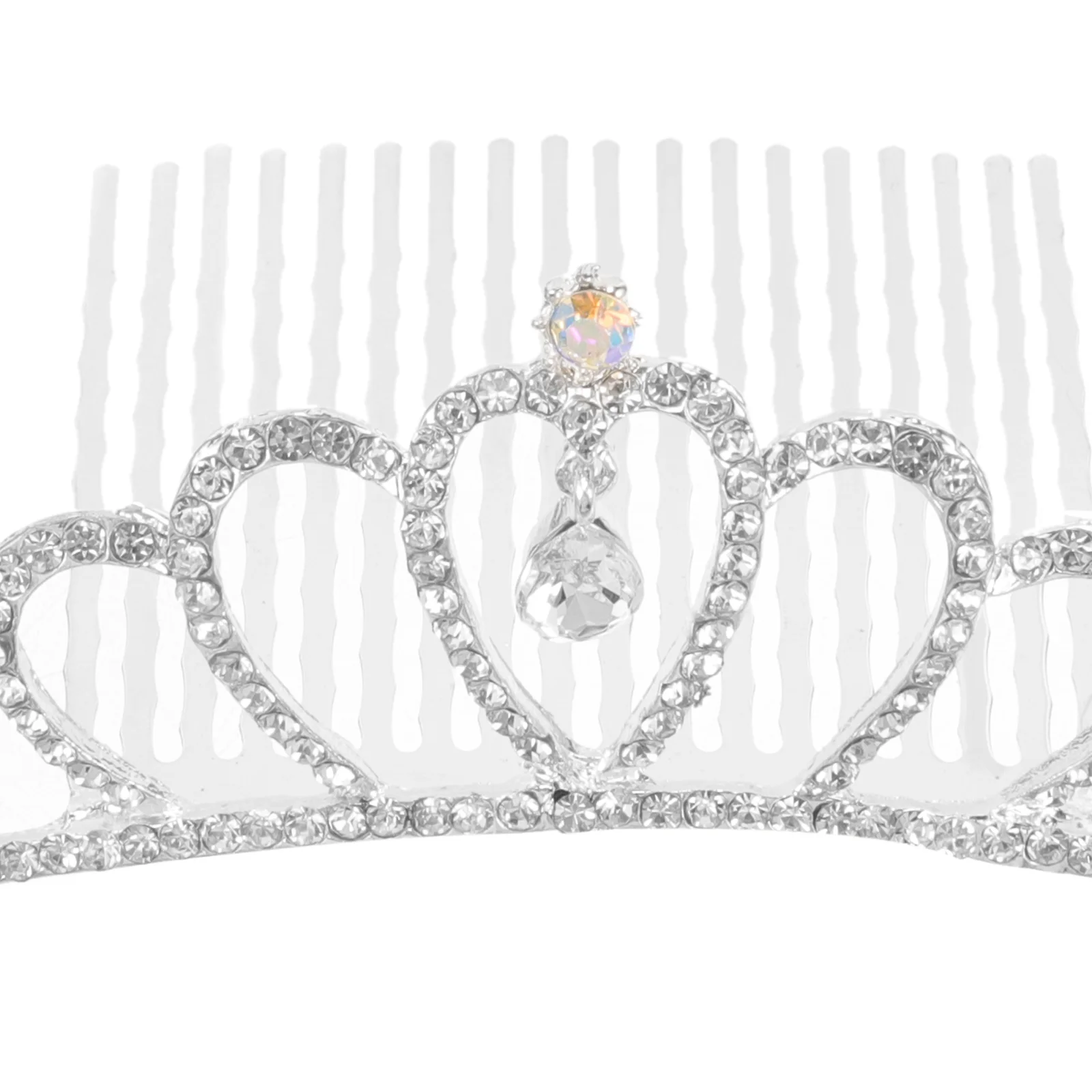 

Rhinestone Crown Hair Comb for Little - Elegant Tiaras Party Wedding Hair Accessories Decorative Crown