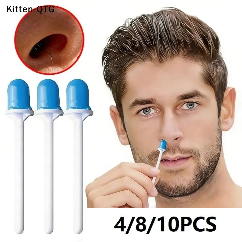 New 4/8/10 Pcs Disposable Nose Wax Sticks Nose Wax Applicators For Painless Nose Hair Removal Remover Tools Wax Kit Accessories